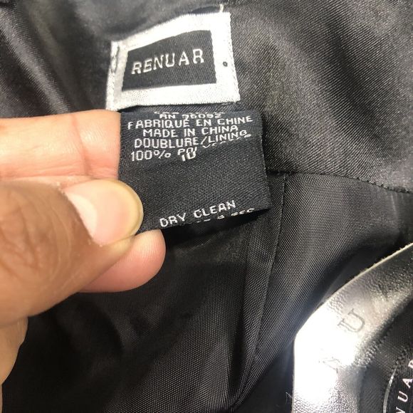 RENUAR blend black skirt size 10 NWT - Picture 8 of 9